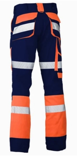 Picture of BISLEY Taped Biomotion Hi Vis Two Tone Pants 245gsm