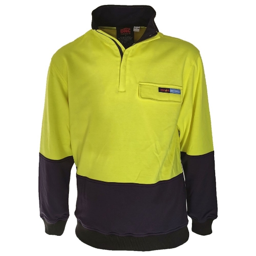 Picture of DNC HiVis 1/2 Zip FR & HRC2 Jumper 280gsm