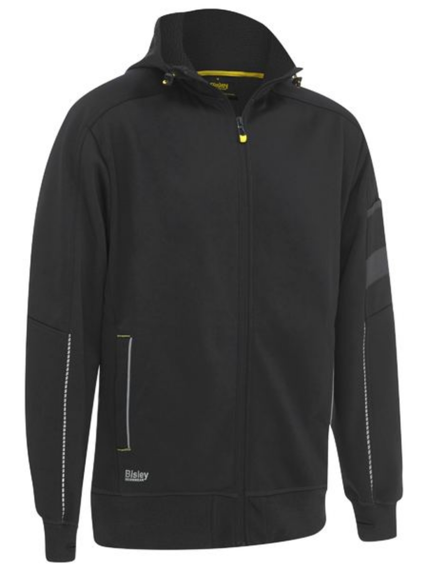 Picture of BISLEY Work Fleece Zip-Front Hoodie with Sherpa Lining