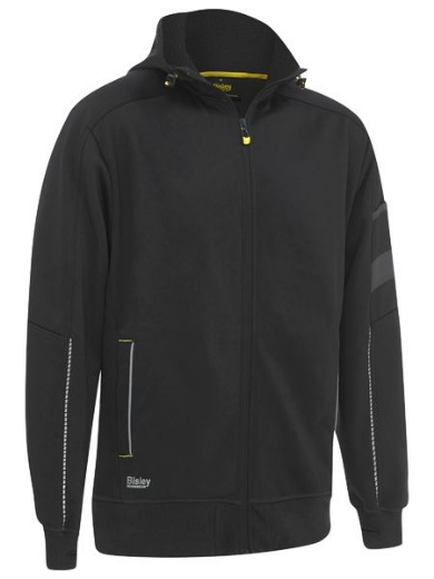 Picture of BISLEY Work Fleece Zip-Front Hoodie with Sherpa Lining