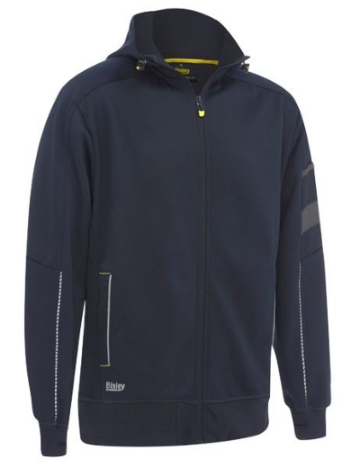 Picture of BISLEY Work Fleece Zip-Front Hoodie with Sherpa Lining