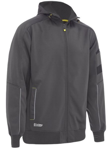 Picture of BISLEY Work Fleece Zip-Front Hoodie with Sherpa Lining