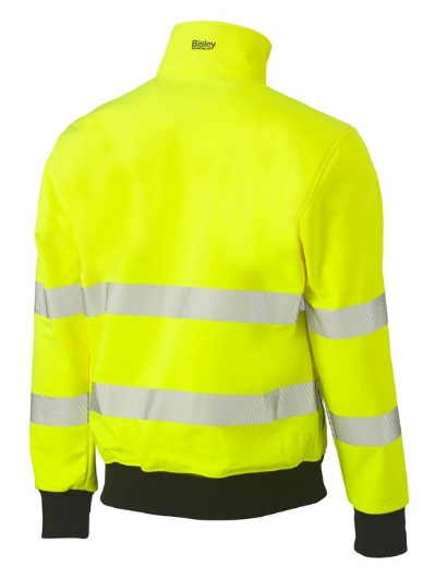 Picture of BISLEY Taped Hi Vis Soft Shell Bomber Jacket