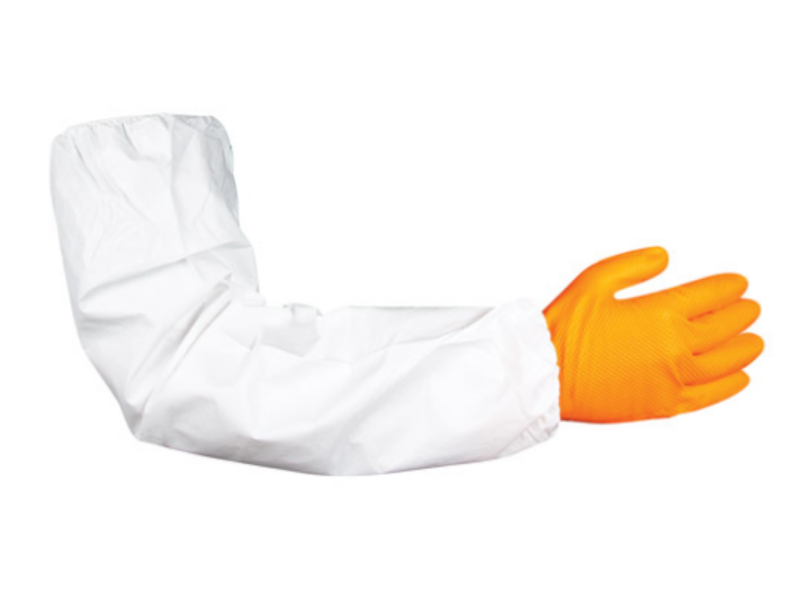 Picture of Force360 65gsm microporous Disposable Arm Sleeve 460mm in Length White FPR Clothing