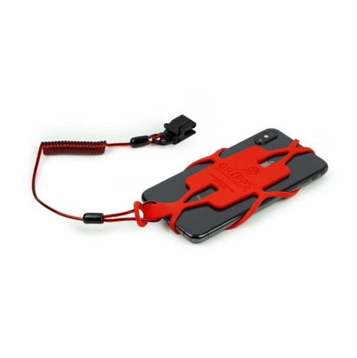 Picture of GRIPPS Phone Gripper With Coil Tether (Non-Conductive)