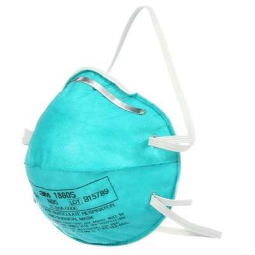 Picture of 3M™ 1860S Cupped Particulate Respirator & Surgical Mask Small > XA010000546 [BOX 20]