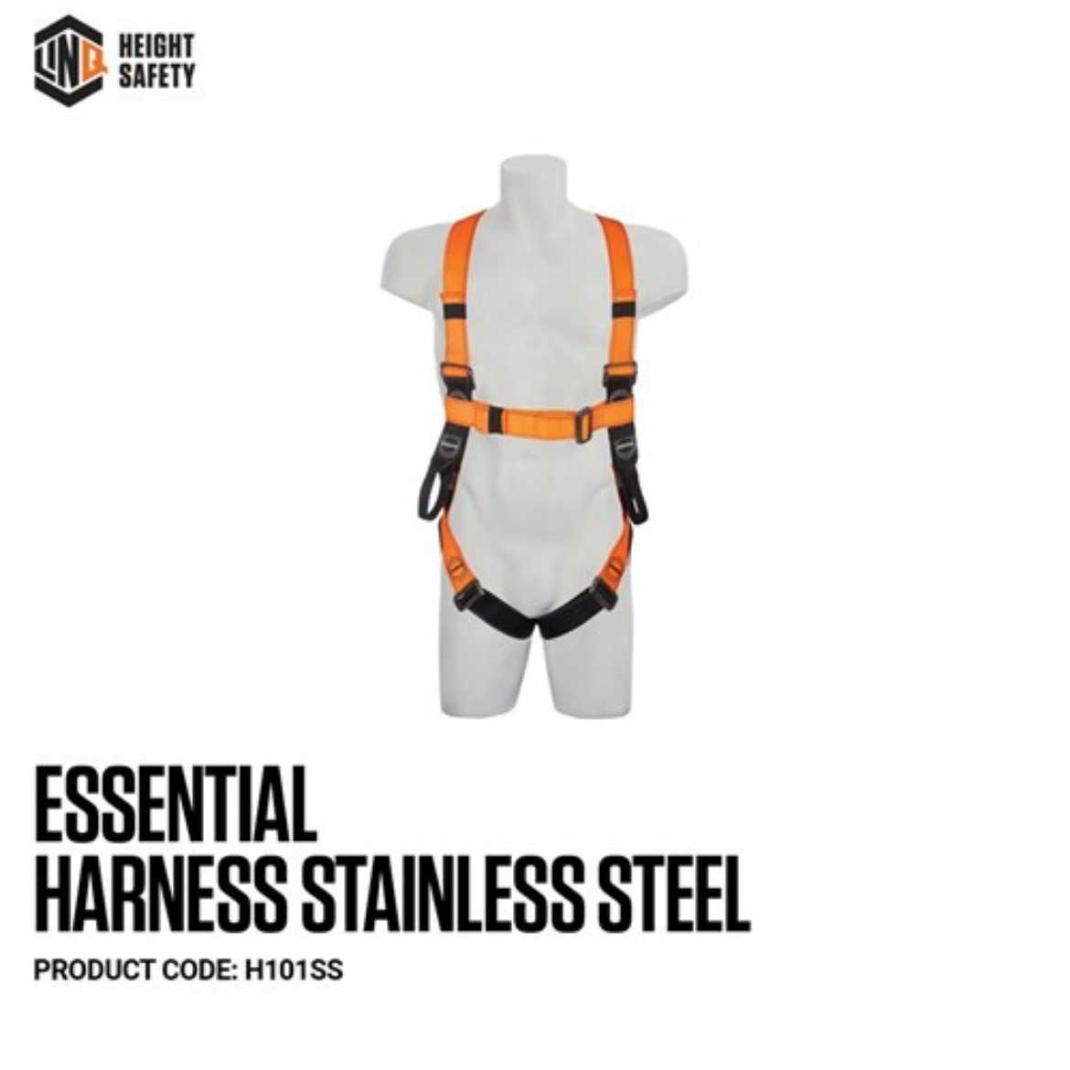 Picture of LINQ Essential Harness Stainless Steel M-L [AS1891.1 Compliant Standard]