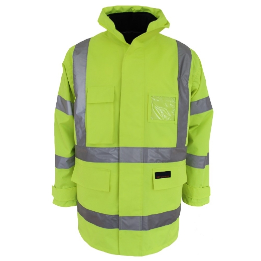Picture of DNC HiVis H Pattern 6 in 1 Jacket with Biomotion CSR R/Tape