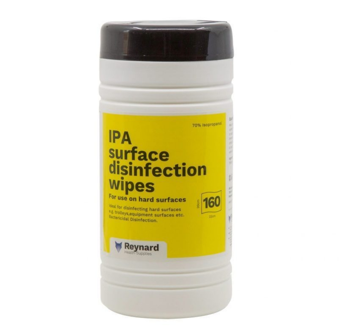 Picture of Reynard Alcohol IPA Surface Disinfection Wipes with 70% Isopropyl Alcohol