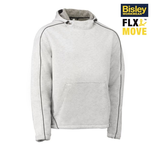 Picture of BISLEY Flex and Move™ Marle Fleece Hoodie Jumper 65% Cotton 35% Polyester 360gsm