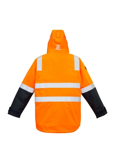 Picture of SYZMIK Mens Hi Vis 4 in 1 Waterproof Jacket   ZJ532