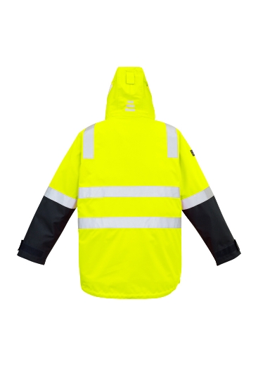 Picture of SYZMIK Mens Hi Vis 4 in 1 Waterproof Jacket   ZJ532