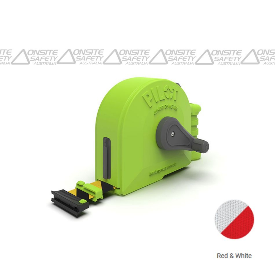 Picture of PILOT 25MTR RED & WHITE RETRACTABLE BARRIER SYSTEM.