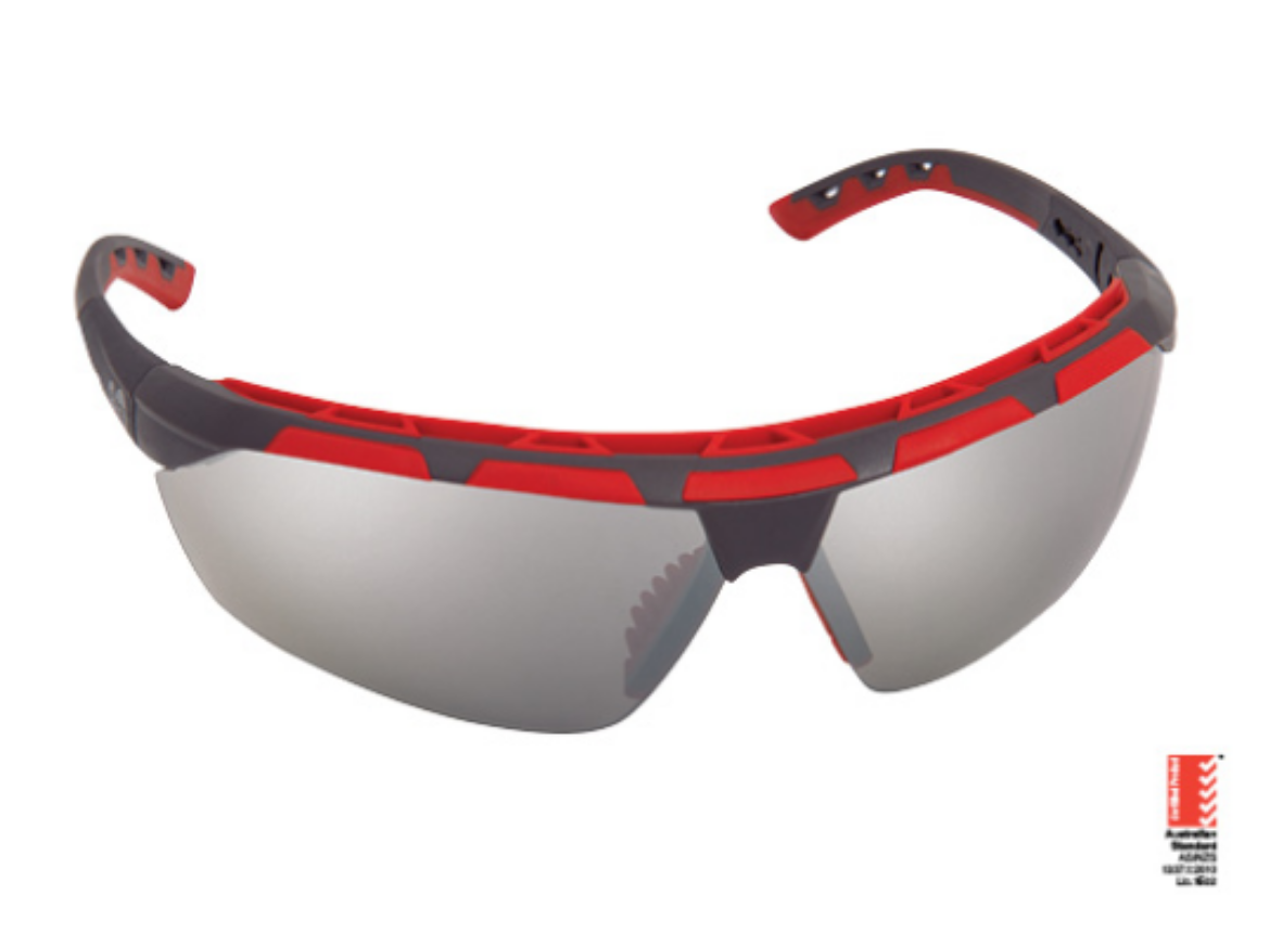 Picture of Force360 Calibr8 Silver Mirror Lens Safety Spectacle