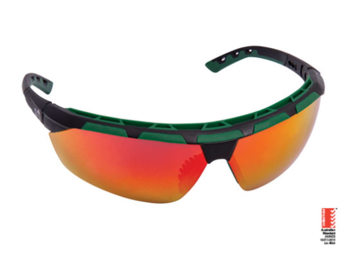 Picture of Force360 Calibr8 Red Mirror Lens Safety Spectacle