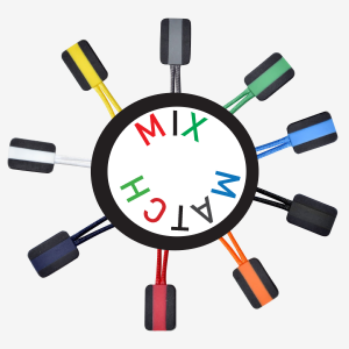 Picture of James harvest Colour Zip Pullers  // 4  per pack