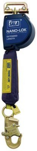 Picture of 3M™ DBI-SALA® Nano-Lok™ Extended Length Single Leg SRL with Quick Connector 3101615 > 70007456174