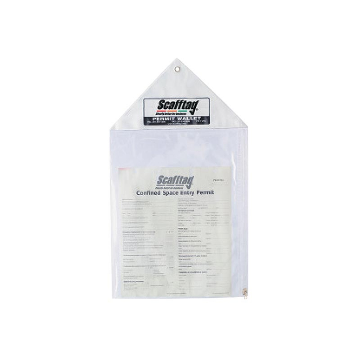 Picture of BRADY CLEAR A4 PLASTIC PERMIT WALLET PK10