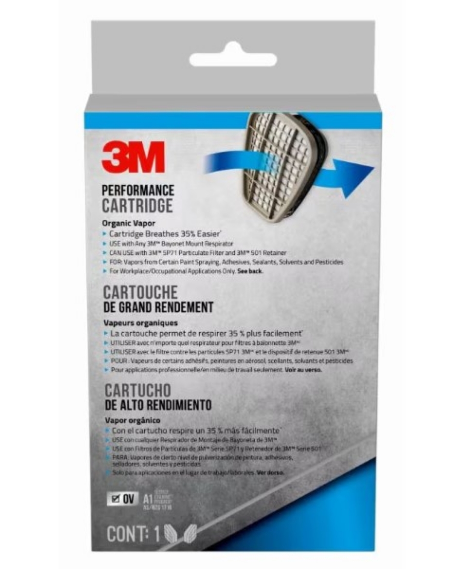 Picture of 3M™ Replacement Vapour Cartridge, 6001P1-DC > 70006986494