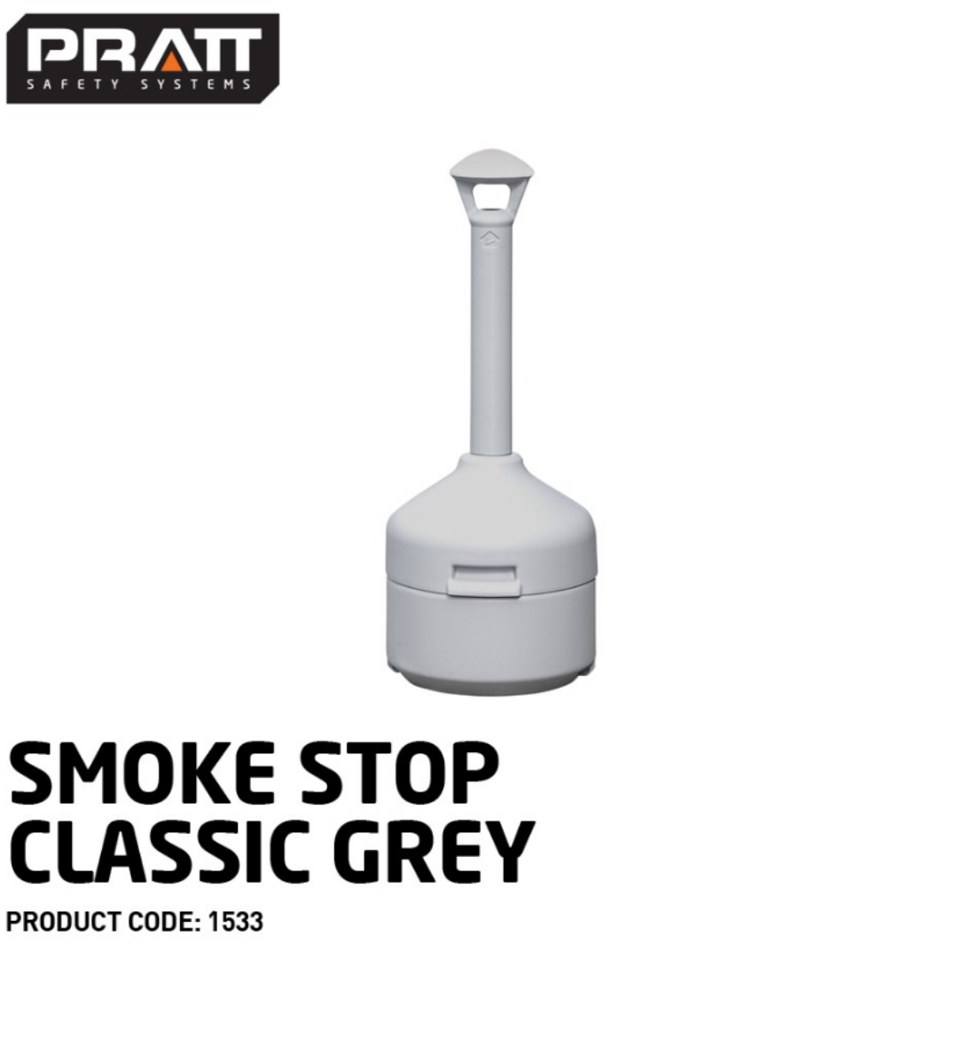 Picture of PRATT Smokers Stop Classic Grey 15Ltr