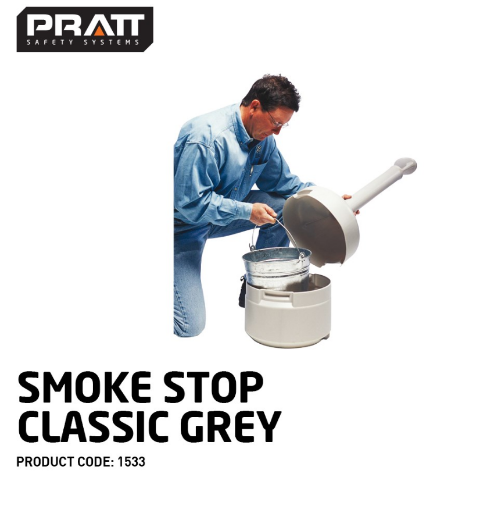 Picture of PRATT Smokers Stop Classic Grey 15Ltr