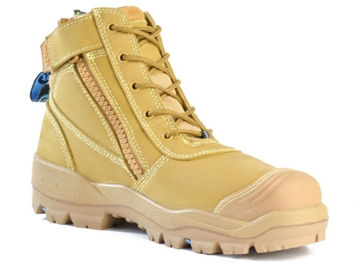 Picture of BATA Helix Ultra Horizon Ultra Wheat Nubuck Zip / Lace Up Safety Boot