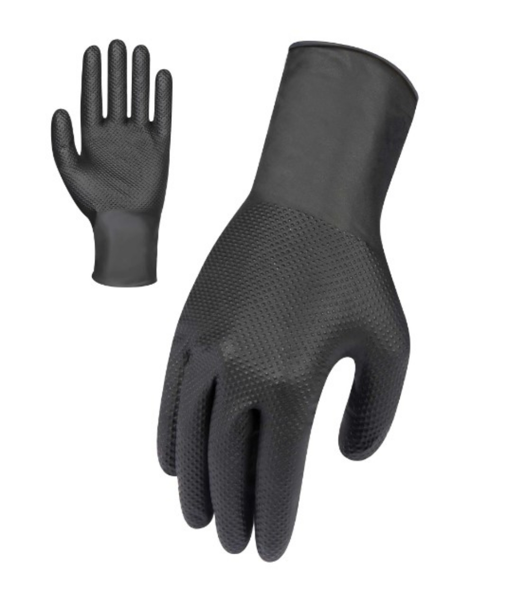 Picture of Force360 SafeTouch Industrial Disposable Nitrile Glove - Black