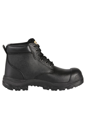 Picture of HARD YAKKA Black Lace up Leather Boot with Steel Toe Cap