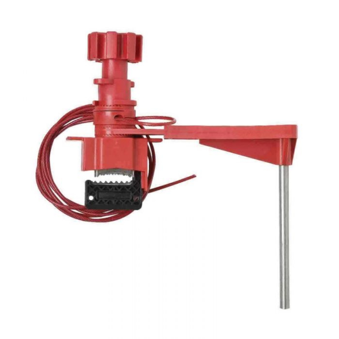 Picture of Brady Large Univ Valve Lockout W/Arm & 8' Cable