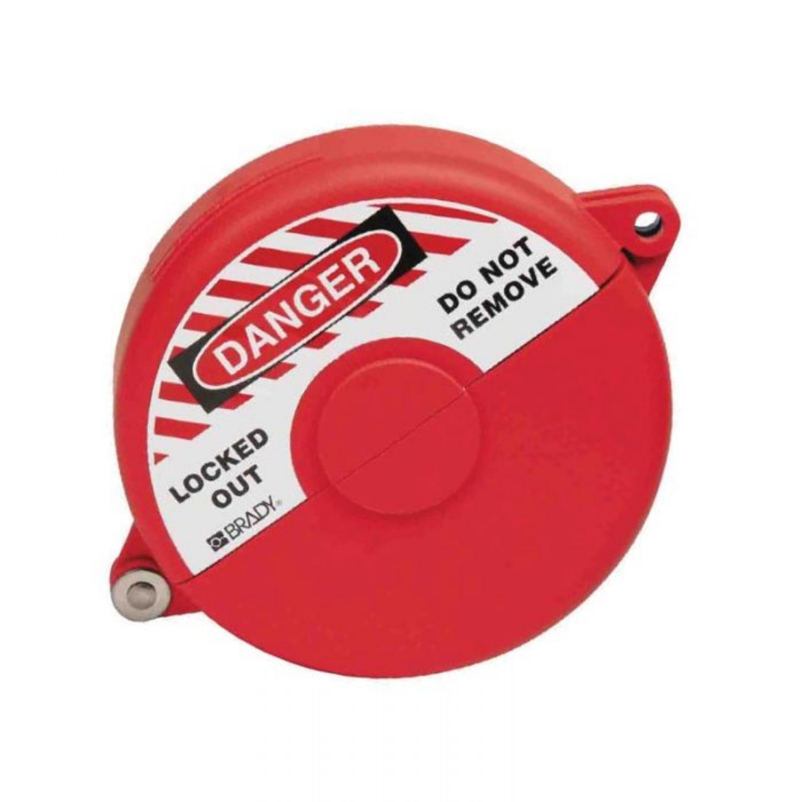 Picture of Brady Gate Valve Lockouts Gvlo 6.5-10 Red