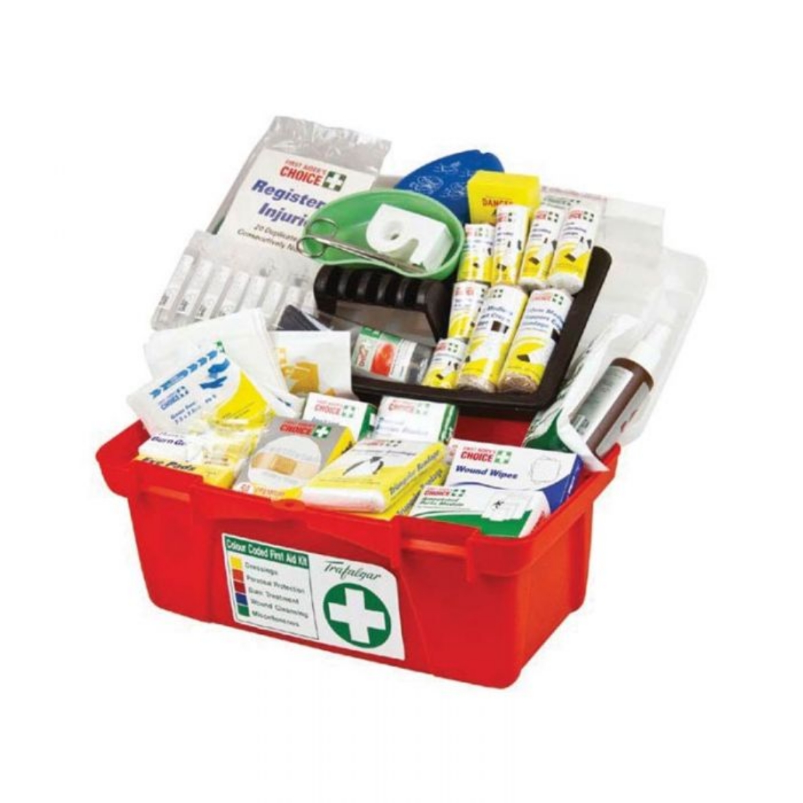 Picture of TRAFALGAR Portable Polypropylene National Workplace First Aid Kit