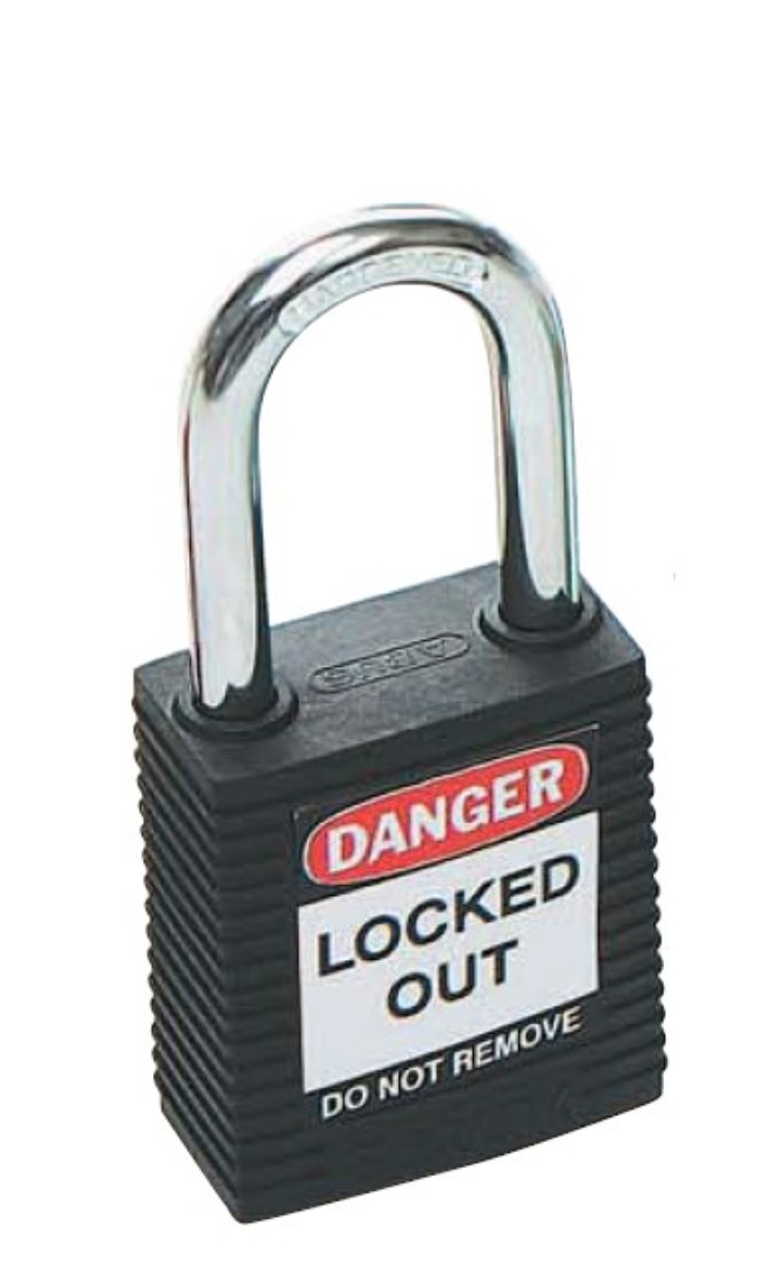Picture of BRADY Safety Plus Padlock Black KD