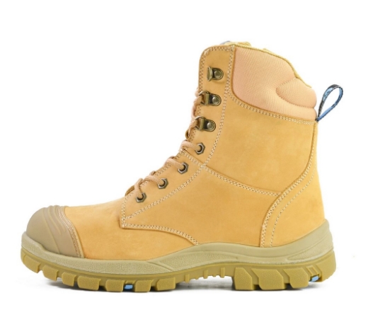 Picture of BATA Defender Zip Wheat Nubuck Zip / Lace Up 150mm Safety Boot
