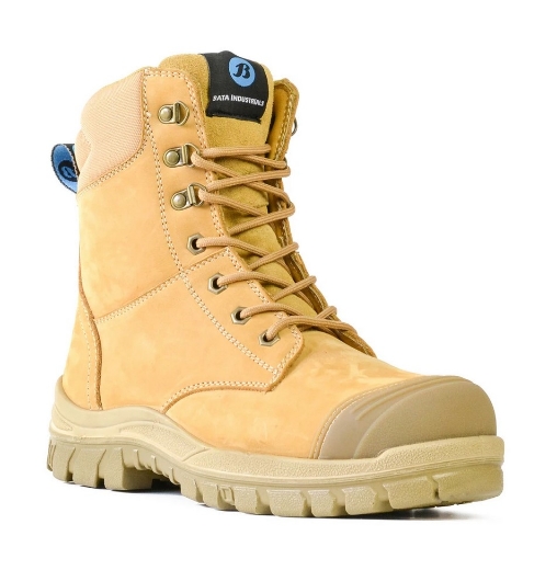 Picture of BATA Defender Zip Wheat Nubuck Zip / Lace Up 150mm Safety Boot