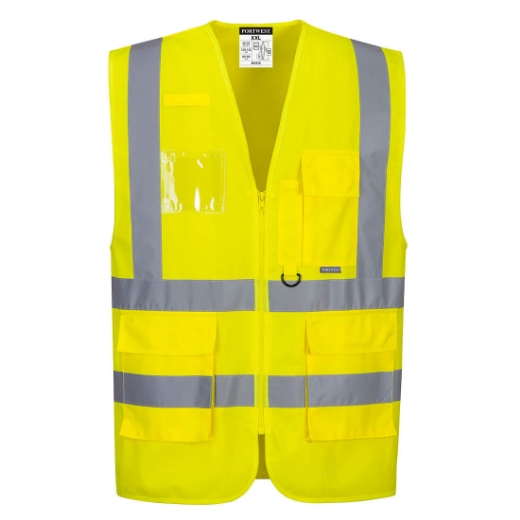 Picture of PORTWEST Executive Safety Vest D/N with Front Zip Opening
