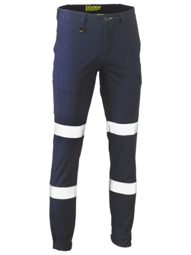 Picture of BISLEY Taped Biomotion Stretch Cotton Drill Cargo Cuffed Pants