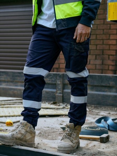 Picture of BISLEY Taped Biomotion Stretch Cotton Drill Cargo Cuffed Pants