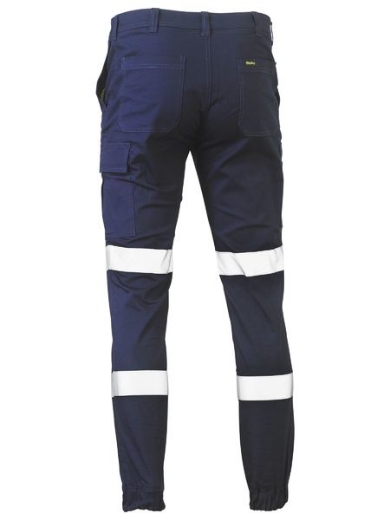 Picture of BISLEY Taped Biomotion Stretch Cotton Drill Cargo Cuffed Pants