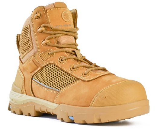Picture of BATA Superboot Avenger Wheat Nubuck Zip / Lace Safety Boot