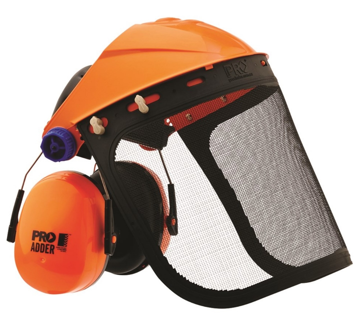 Picture of ProChoice Striker Browguard + Mesh Visor + Adder Earmuff Combo