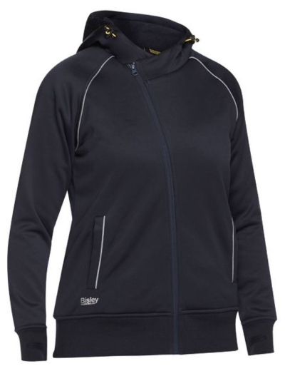 Picture of BISLEY Womens's Fleece Zip Front Hoodie with Sherpa Lining