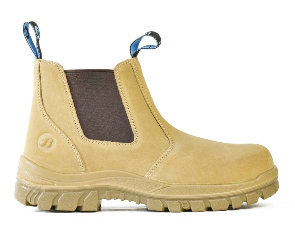 Picture of BATA Naturals Mercury Wheat Suede Slip On Safety Boot