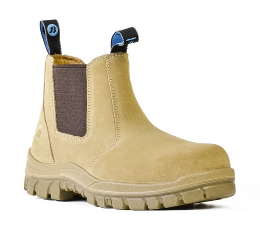 Picture of BATA Naturals Mercury Wheat Suede Slip On Safety Boot