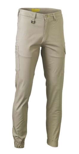 Picture of BISLEY Stretch Cotton Drill Cargo Cuffed Pants 280gsm