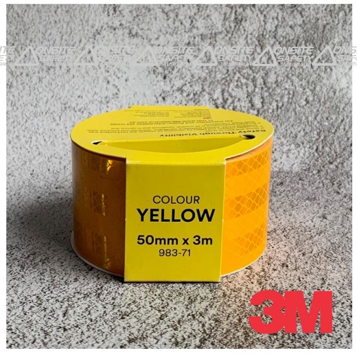 Picture of 3M™ Diamond Grade™ 983-71 Reflective Tape Yellow 50MM X 3M > AR010613602