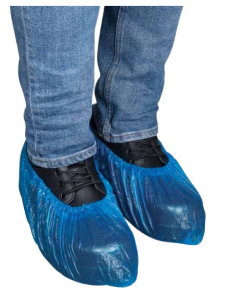 Picture of Force360 CPE Shoe Cover Carton (2000 units) BLUE