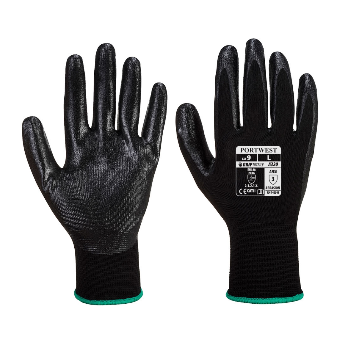 Picture of PORTWEST BKR Dexti-Grip Glove Black