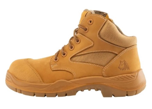 Picture of STEEL BLUE Parkes® Nubuck 95mm Zip Hiker Style Lace up Ankle Boot with Composite Toe Cap