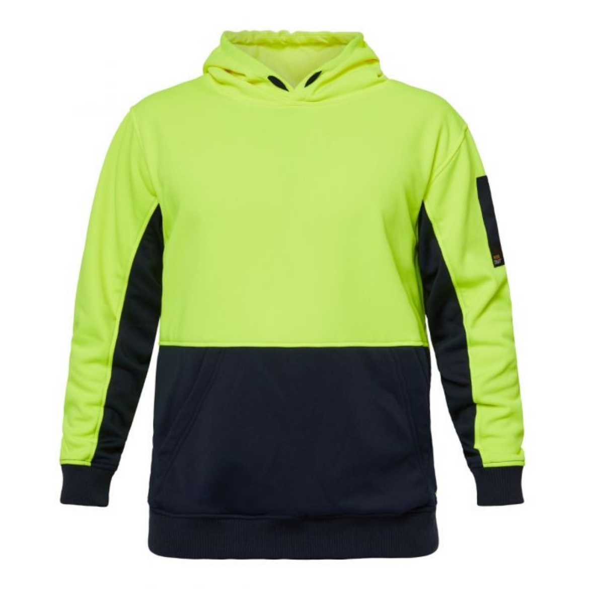 Picture of WORKCRAFT Hi Vis 100% Polyester Two Tone Hoodie Jumper 320gsm