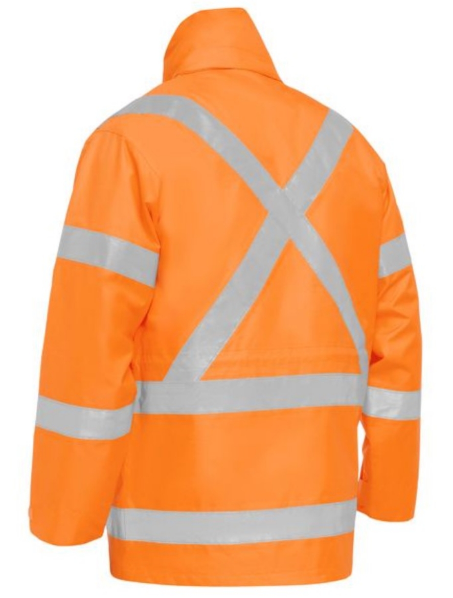 Picture of BISLEY X Taped Rail Orange 4 in 1 Rain Jacket